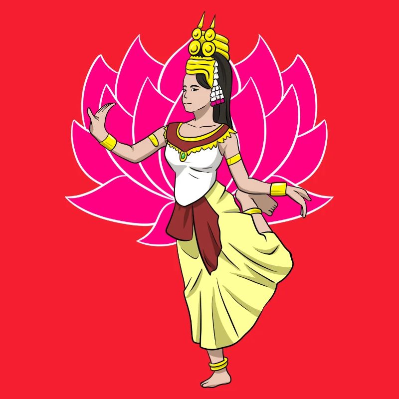 Cambodia Tradition Dance Khmer Apsara I Gift