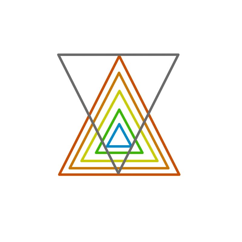 colorful triangle