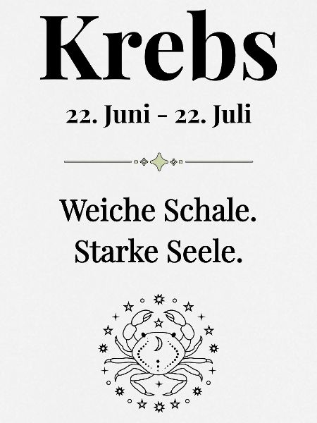 Sternzeichen Krebs