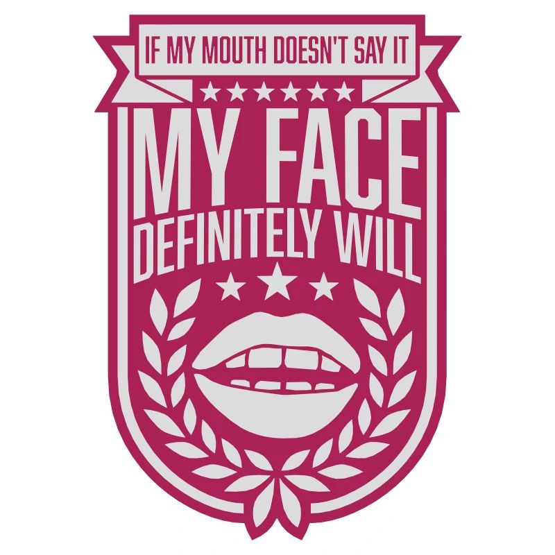my face definitely will