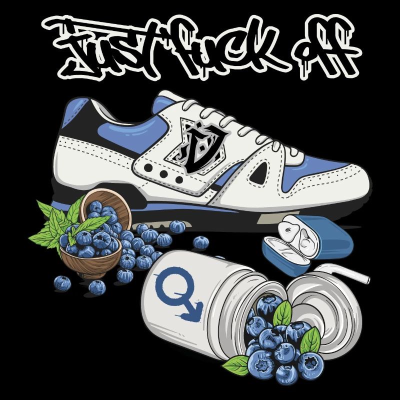 Sneaker (blue) // Illustration