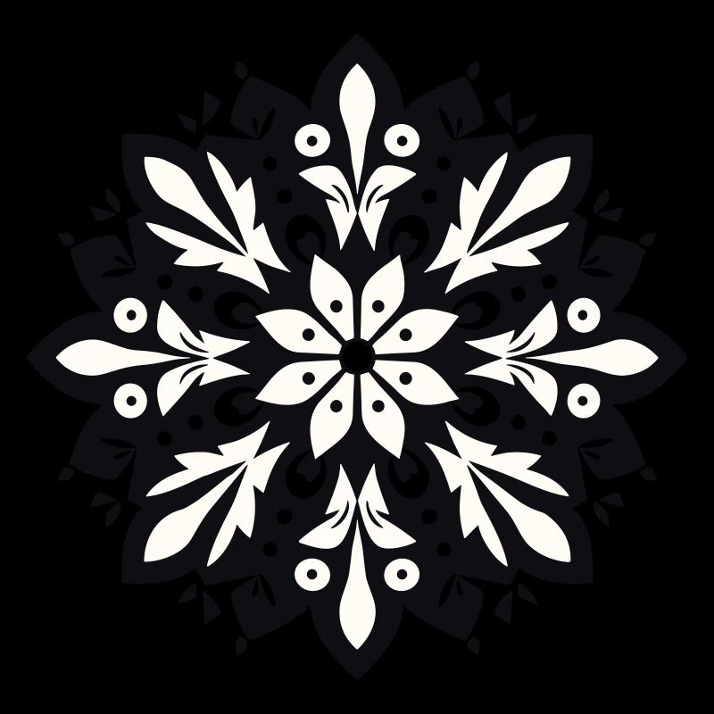 Schneeflocken-Muster