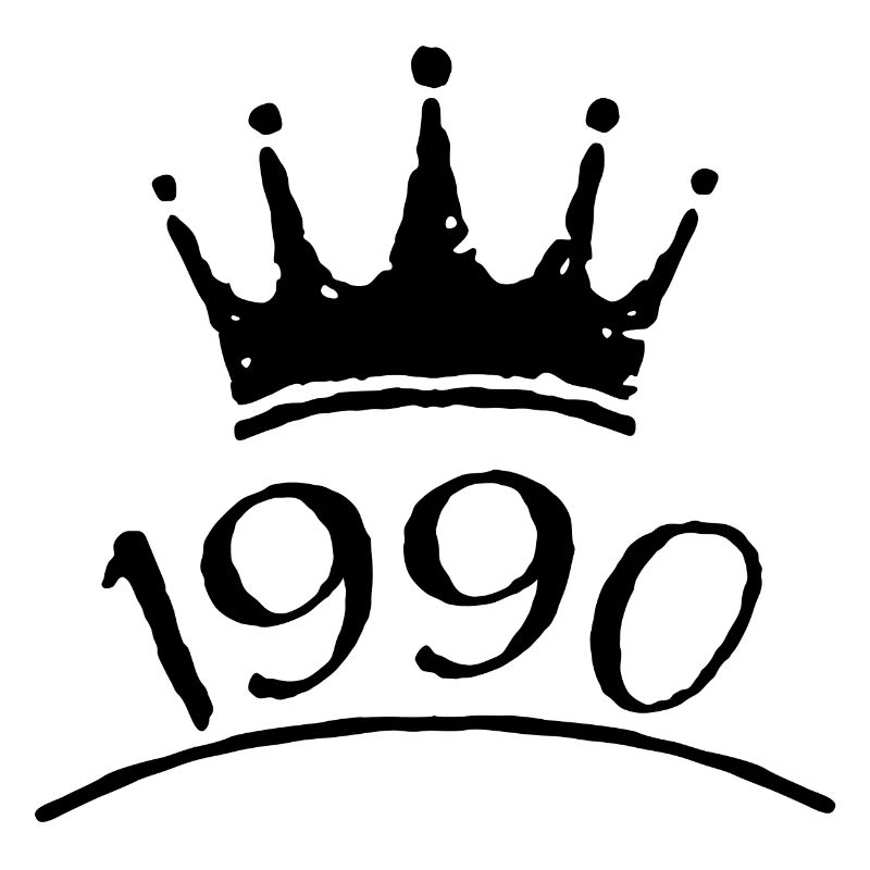 Krone 1990 Année de naissance Tshirt design