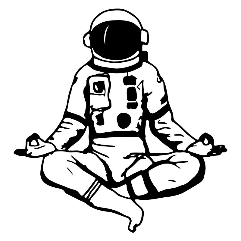 Astronaut Yoga Funny Gift Idea