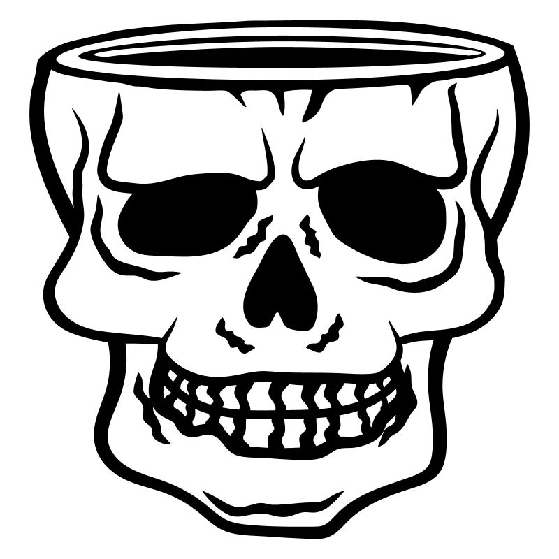 Cup Skull Horror Halloween