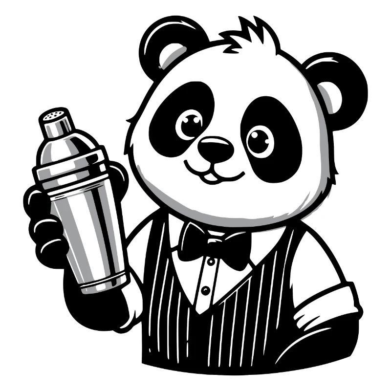 Panda Bartender Shaker
