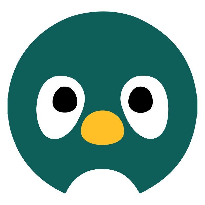 Cartoon Penguin Face