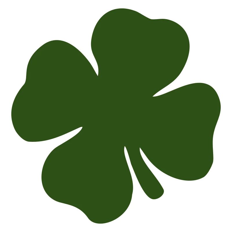 Trèfle complètement vert