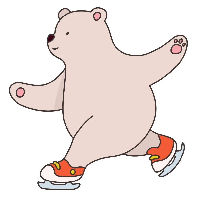 Teddy Witziger Spruch Eisbär Eiskunstlauf Polarbär