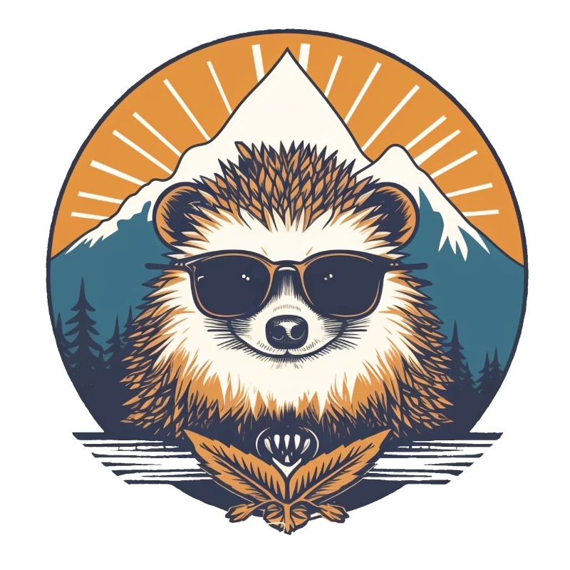 Cooler Igel