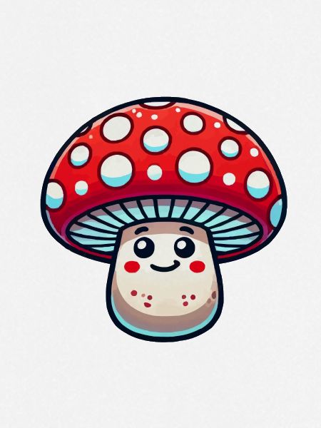 mushroom cartoon