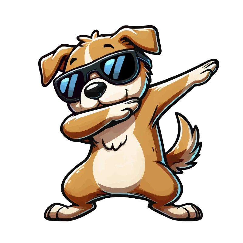 Dog Dabbing Comic