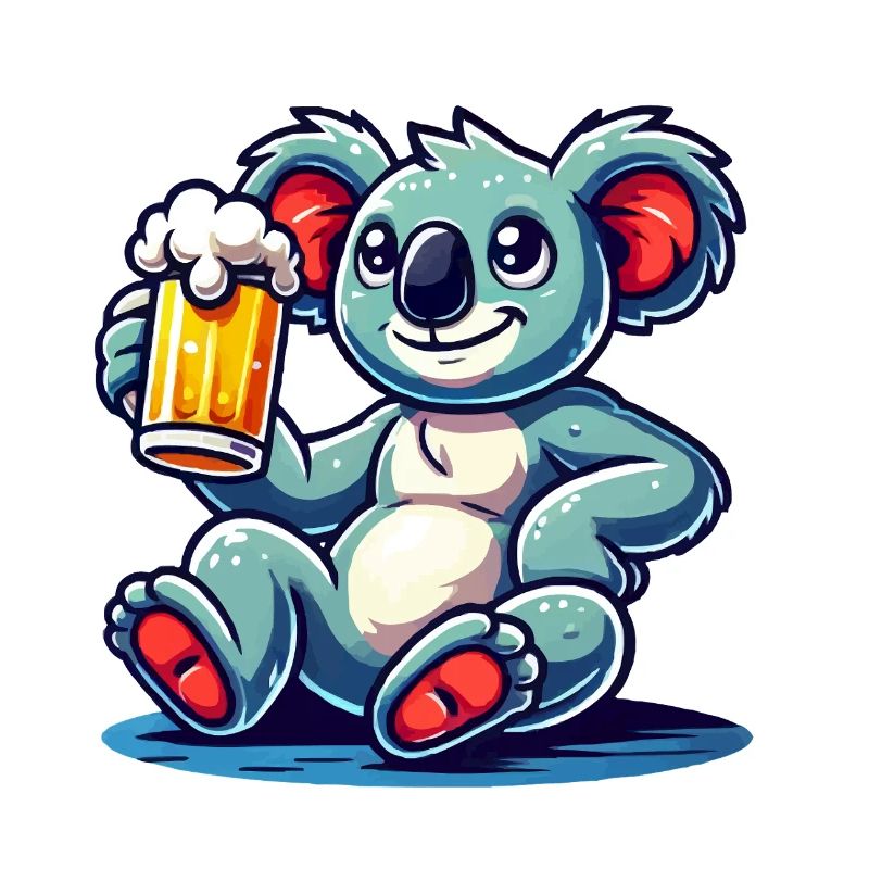 koalabär bier comic