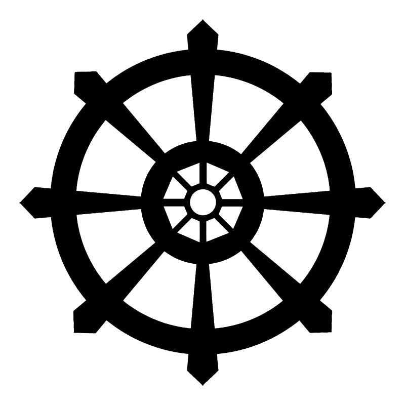 "Dharmachakra" / "Rad des Gesetzes"