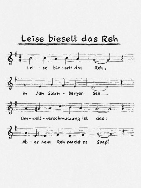 Leise bieselt das Reh