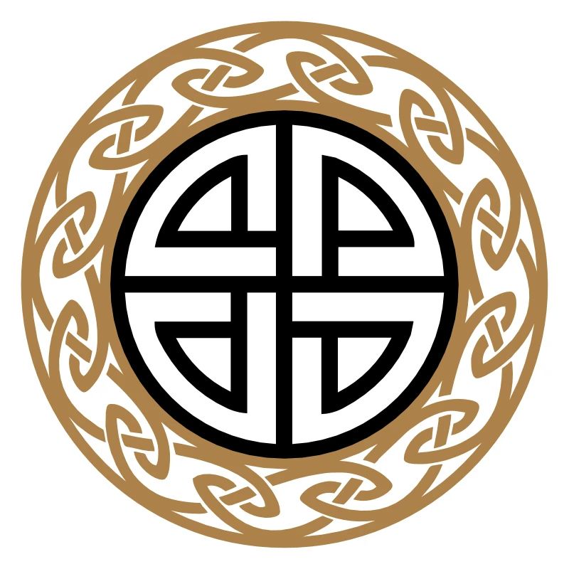 Celtic Shield Knot, Protection, Four Corner, Norse