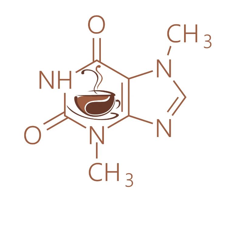molécule de café