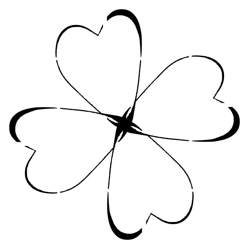 Vierblättriges Kleeblatt