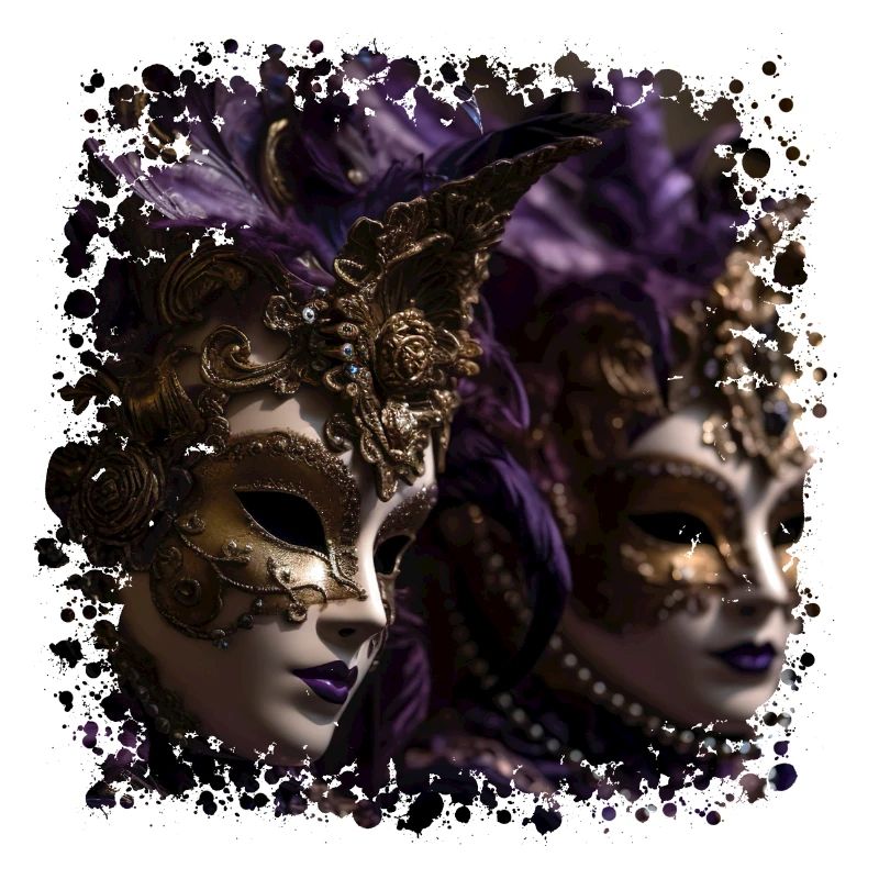 Il existe différents types de masques vénitiens