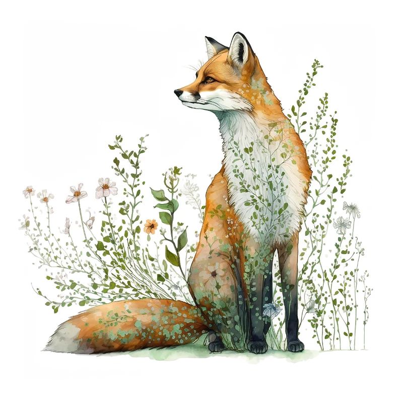Fuchs in der Wiese