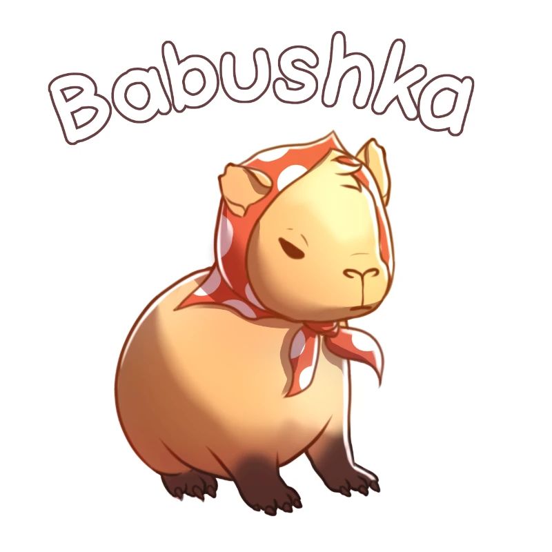 Babushkapybara Babushka Capybara