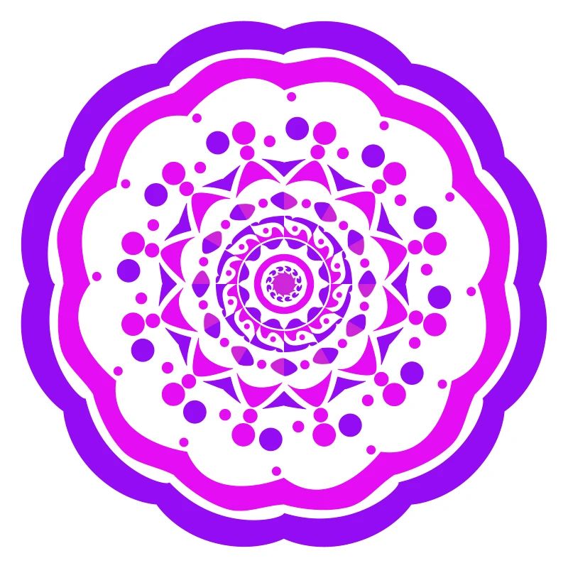 Mandala pourpre