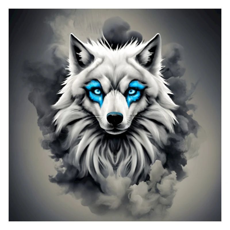 wolf blue eyes