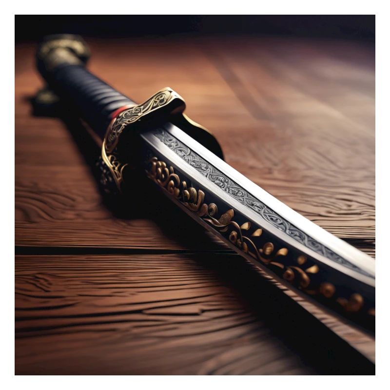 Samurai Sabre Poster Design