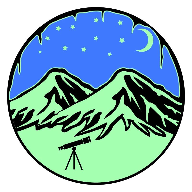 Starry Sky Mountains Telescope