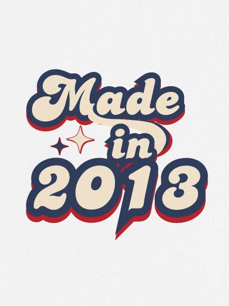 Made in 2013 retro