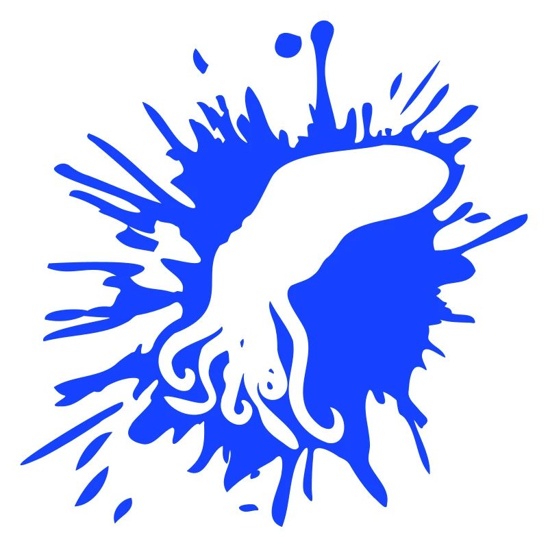 Octopus Paint Blobs Octopus Drops Graffiti Blobs