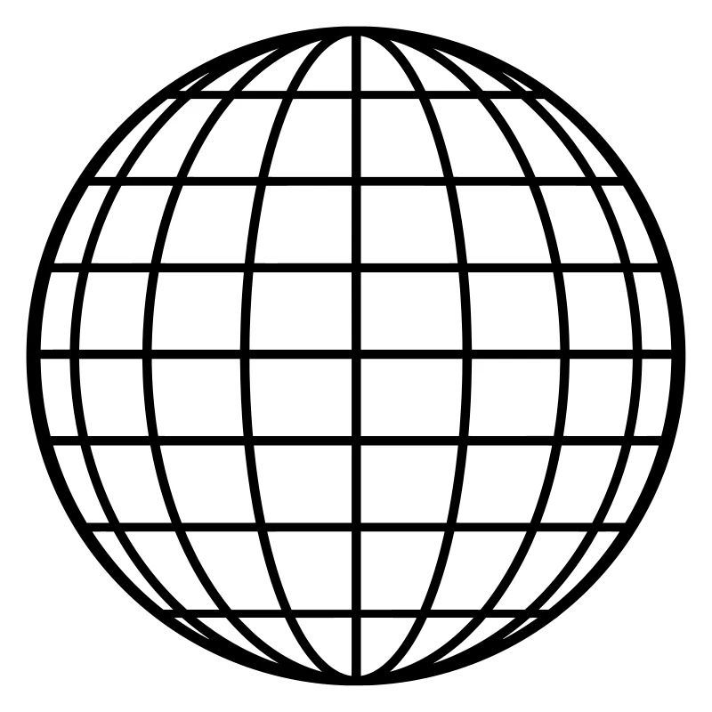 Sphère globe cercle forme géométrique ronde