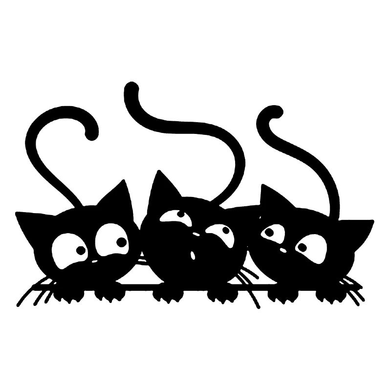 three cats