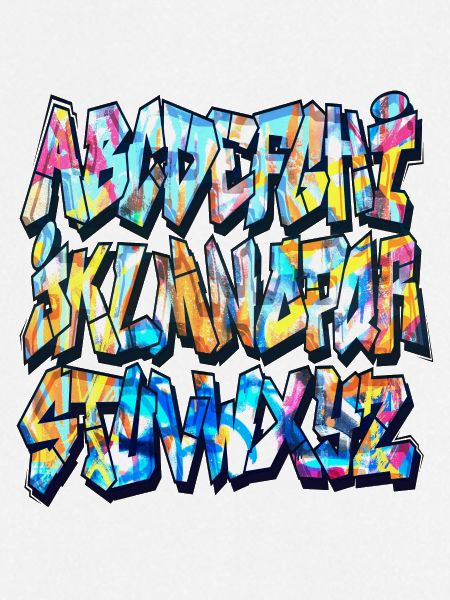 Graffiti alphabet