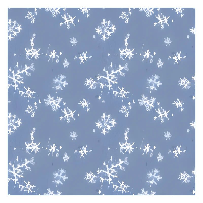 Snow pattern on a blue background