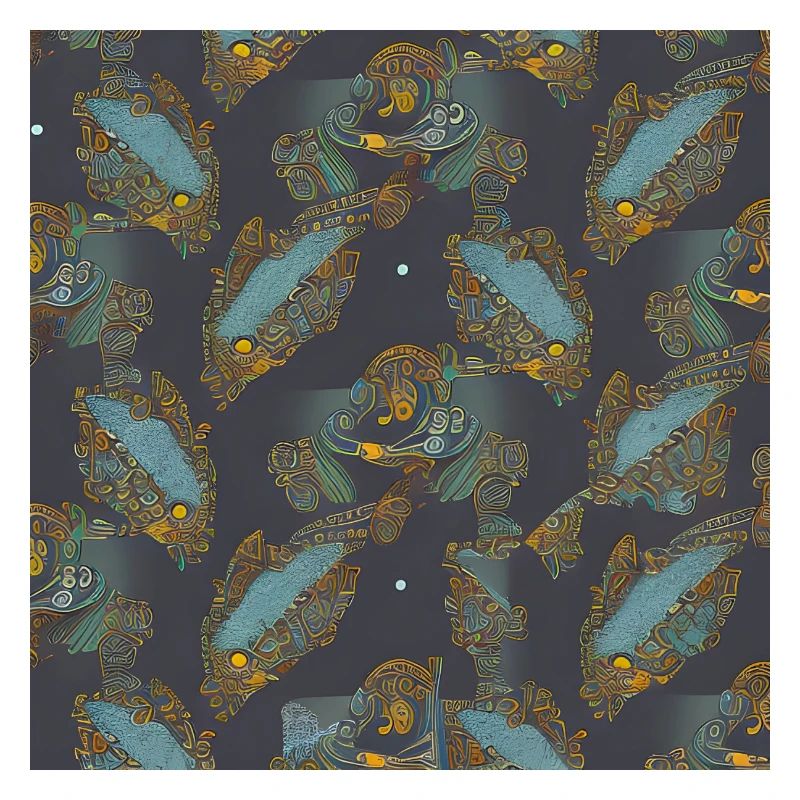Fish abstract pattern