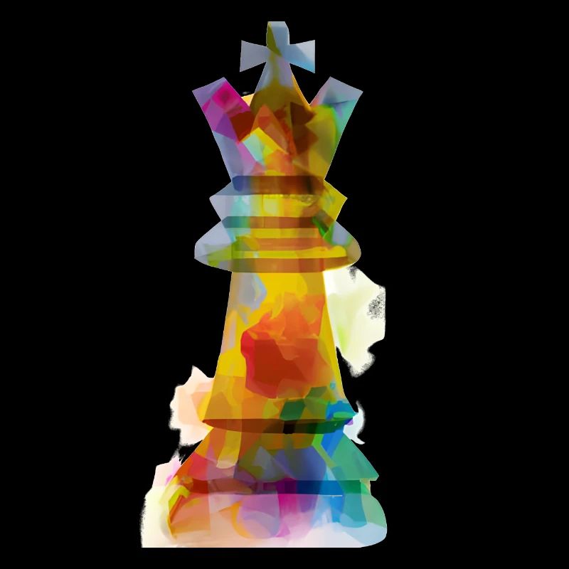 Kunst Schachfigur König