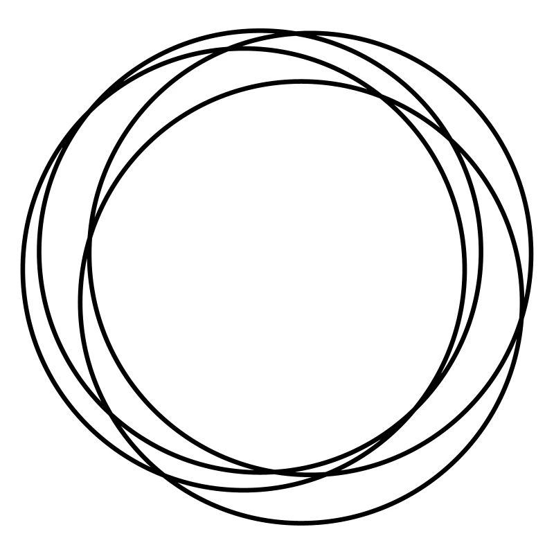 lignes circle