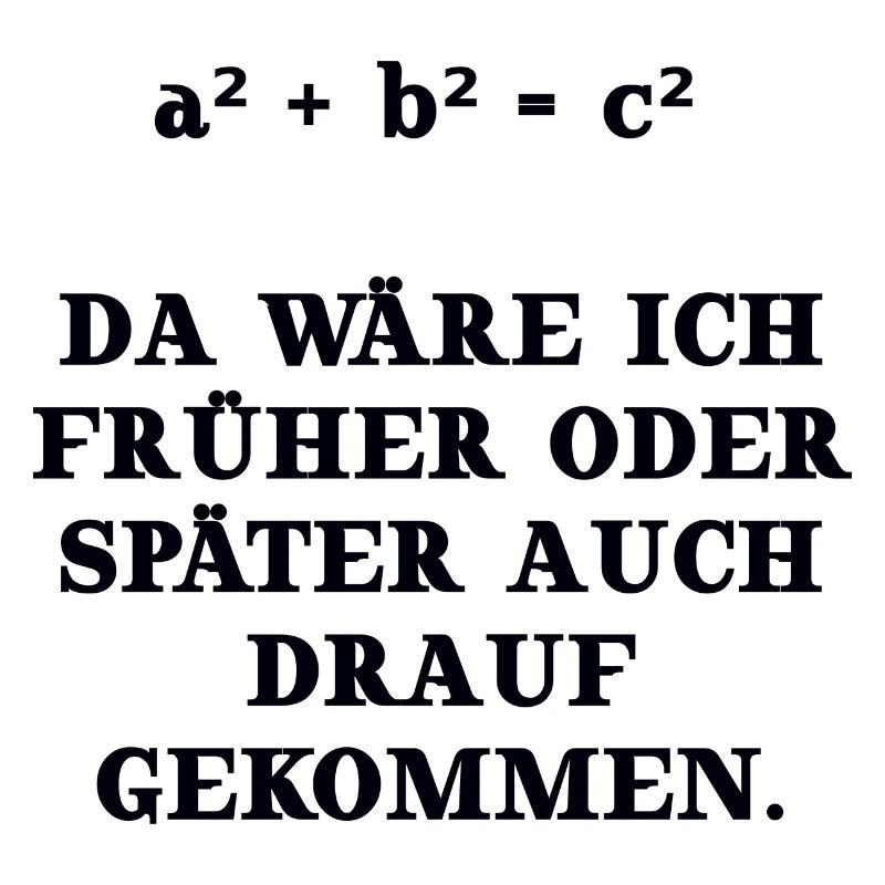 math drôle idée cadeau Pythagore