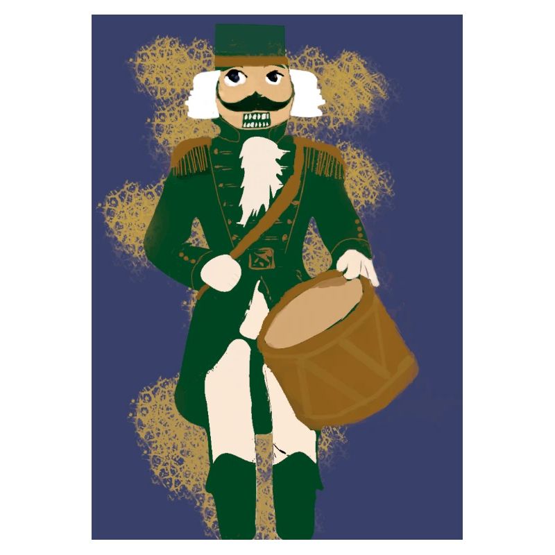 Old Green Parade Drum