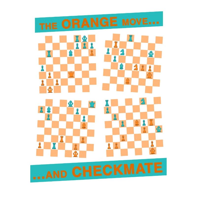 Die ORANGE Bewegung ... und CHECKMATE - einfach