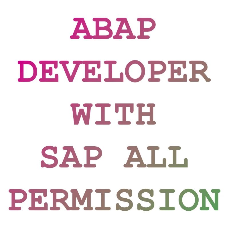 ABAP SAP Developer! idée cadeau