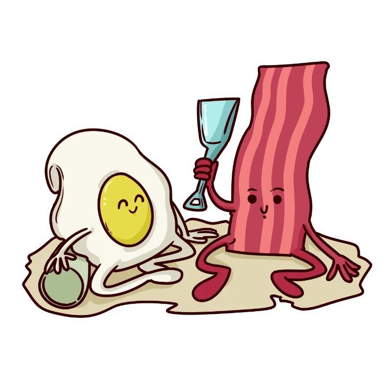 jeu de bacon et œufs dans le bac à sable