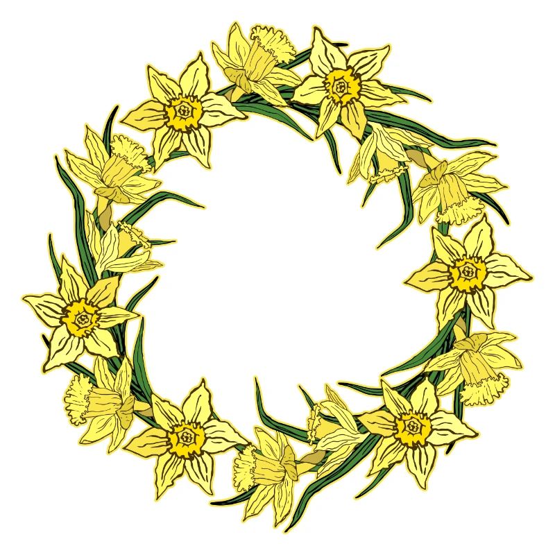 Valentine's Day Easter Birthday Wedding Daffodils