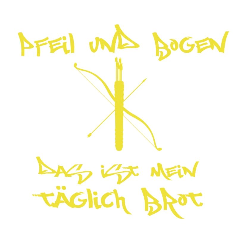 Bogenschießen Bogenschütze Hobby Geschenk Pfeil