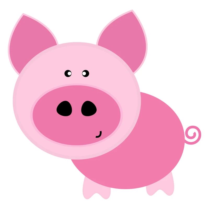 Cochon rose