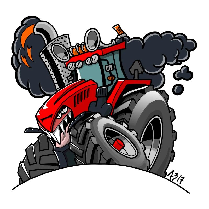 TRAKTOR weiße Grenze