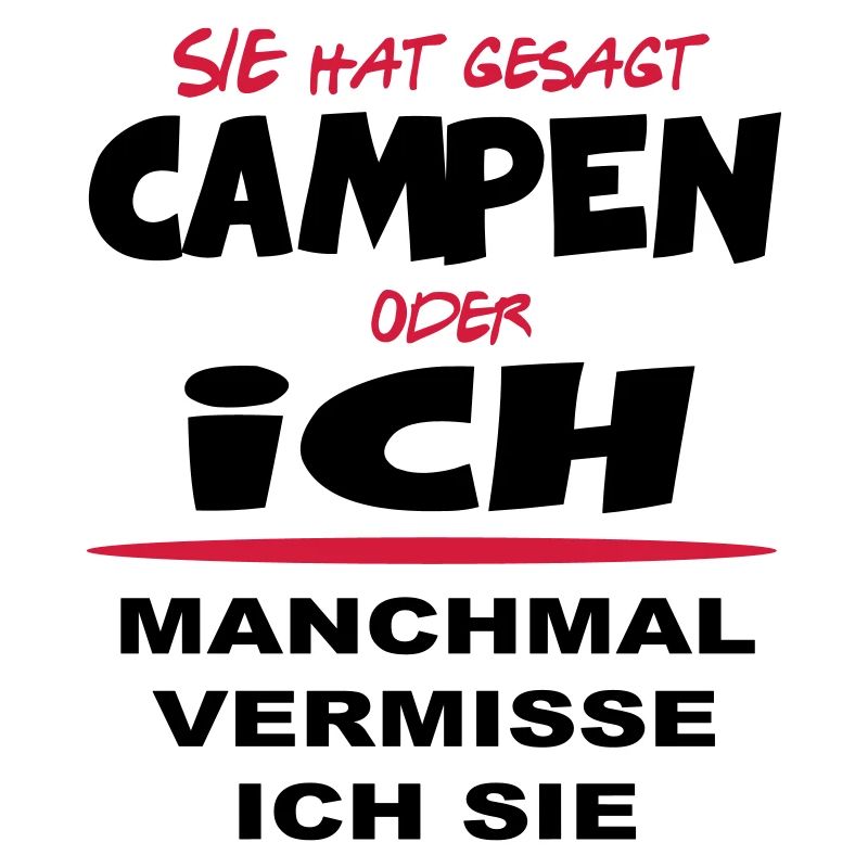 Campen oder ich Campingplatz Zelten
