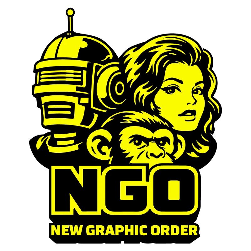 NGO Neon Pop Retro Portraits