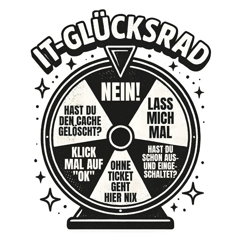 IT Support Glücksrad Service Desk IT Helpdesk